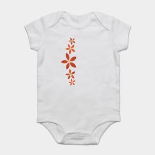 Poinsettia Garland Baby Bodysuit